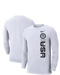 Nike White Team Usa Long Sleeve T Shirt At Nordstrom