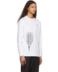 And Wander White Tree Long Sleeve T Shirt
