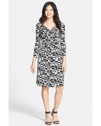 Tracy Reese Barbara Print Jersey Fit Flare Dress
