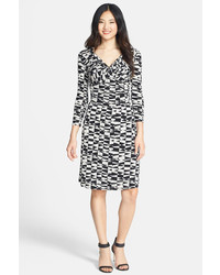Tracy Reese Barbara Print Jersey Fit Flare Dress