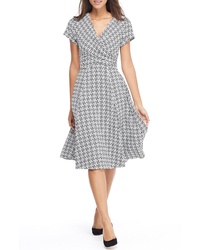 Gal Meets Glam Collection Carson Variegated Gingham Bow Back Dress