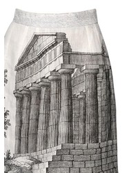 Dolce & Gabbana Linen Canapone Skirt