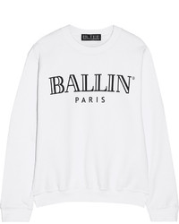 Ballin Brian Lichtenberg Cotton Blend Jersey Sweatshirt