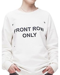 Front Row Only Cotton Sweatshirt