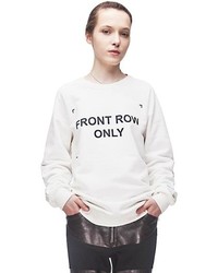 Front Row Only Cotton Sweatshirt