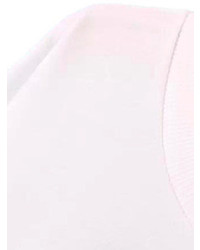Romwe Geometric Pattern Print White Sweatshirt