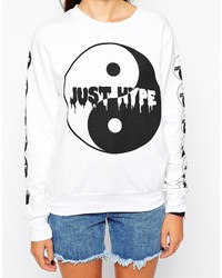 Hype X Asos Sweatshirt With Dripping Ying Yang
