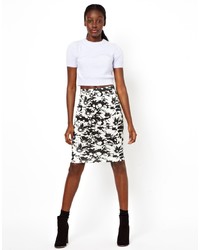 Vila Floral Print Skirt