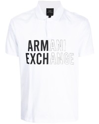 Armani Exchange Logo Short Sleeve Polo Shirt