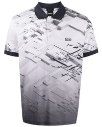 BOSS Printed Short Sleeved Polo Shirt