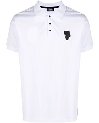 Karl Lagerfeld Signature Kikonic Patch Polo Shirt
