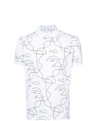 Neil Barrett Siouxsie Print Polo Shirt