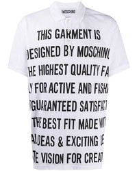 Moschino Word Print Polo Shirt