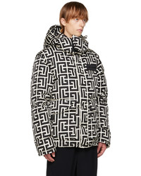 Balmain Black Down Quilted Jacket