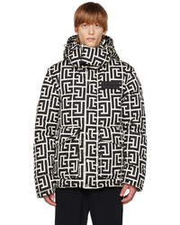 Balmain Black Down Quilted Jacket
