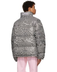 Vetements Black White Zebra Down Jacket
