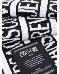 VERSACE JEANS COUTURE Logo Print Knitted Scarf