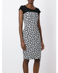 Yves Saint Laurent Vintage Bow Print Strapless Dress