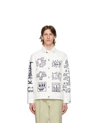 Études White Keith Haring Edition Denim Guest Jacket