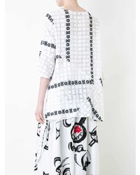 Tsumori Chisato Bow Embroidered Blouse Unavailable