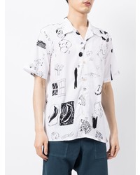 PS Paul Smith Graphic Print Cotton Shirt