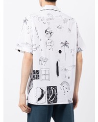 PS Paul Smith Graphic Print Cotton Shirt