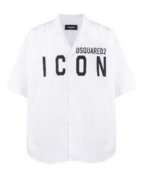 DSQUARED2 Icon Logo Bowling Shirt
