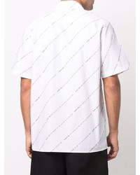 Helmut Lang Logo Print Cotton Shirt