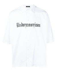 Undercoverism Logo Print Cotton Shirt