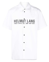 Helmut Lang Logo Print Detail Shirt