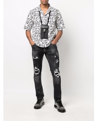 Philipp Plein Logo Short Sleeve Shirt