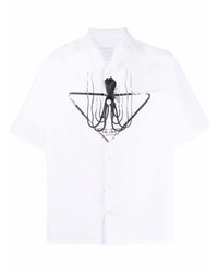 Prada Octopus Triangle Logo Print Shirt