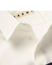 Marni Printed Cotton Poplin Short Sleeved Shirt