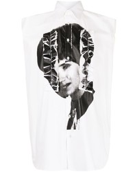 Raf Simons Printed Sleeveless Shirt
