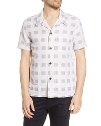 Billy Reid Regular Fit Short Sleeve Button Up Shirt
