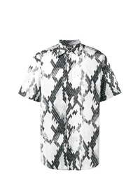 Just Cavalli Snakeskin Print Short Sleeve Shirt