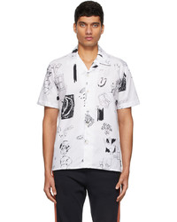 Ps By Paul Smith White Casual Fit Graphic Shirt