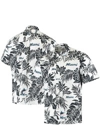 Reyn Spooner White Miami Marlins Aloha Shirt At Nordstrom