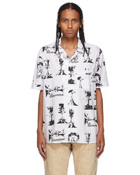 Brownstone White Printed Short Sleeve Shirt