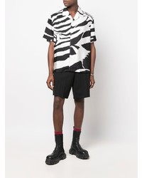 Bottega Veneta Zebra Print Short Sleeve Shirt