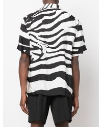 Bottega Veneta Zebra Print Short Sleeve Shirt