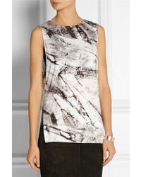 Helmut Lang Terrene Printed Stretch Jersey Top