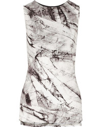 Helmut Lang Terrene Printed Stretch Jersey Top