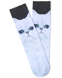 Forever 21 Cat Face Socks