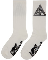 Lanvin White Logo Triangle Socks