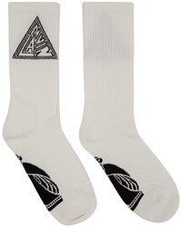 Lanvin White Logo Triangle Socks