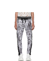 Dolce and Gabbana Black And White Love Tradition Lounge Pants