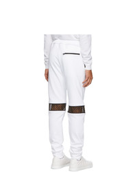 Fendi White Panelled Forever Lounge Pants