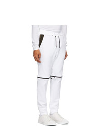 Fendi White Panelled Forever Lounge Pants