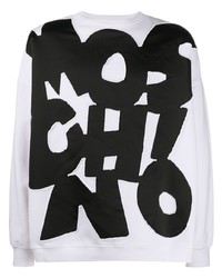 Moschino Contrasting Logo Patch Sweatshirt